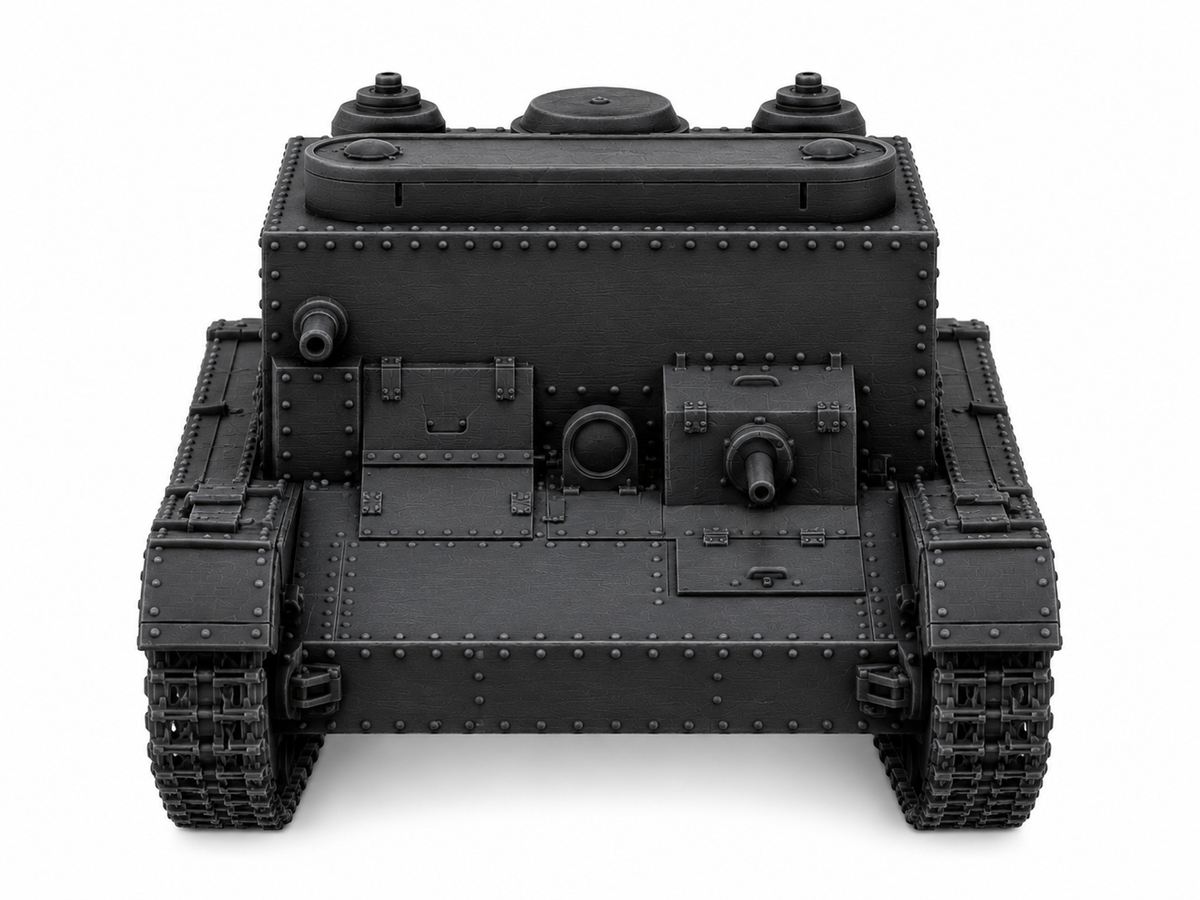 SSMODEL 1/72 1/144 Multi Scale TTs-26 T-26 Fuel tank Resin Model Kit TSS0076 — detail view 2