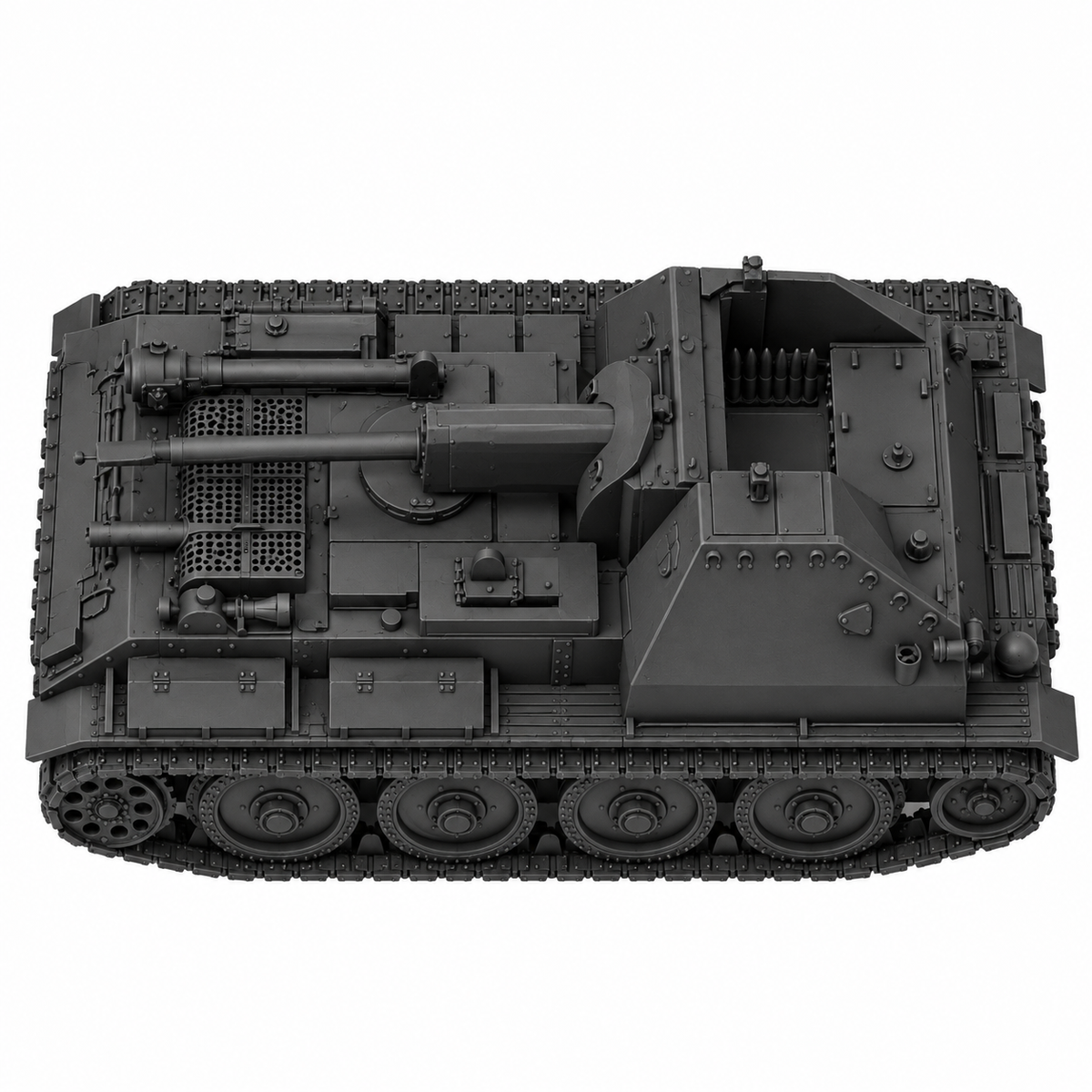 SSMODEL 1/72 1/144 Multi Scale SU-7 Strelets Soviet self-propelled Model TSS0098 — detail view 5