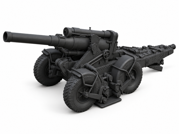 SSMODEL 1/72 1/144 Multi Scale 203mm B4M Howitzer Resin Model Kit TSS0295
