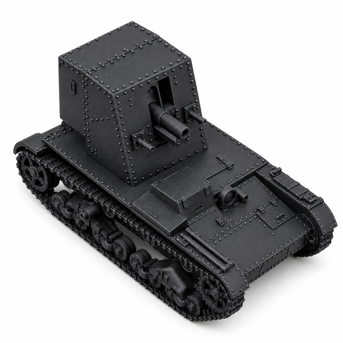 SSMODEL 1/72 1/144 Multi Scale SU-26 tank Resin Model Kit TSS0082 — detail view 5