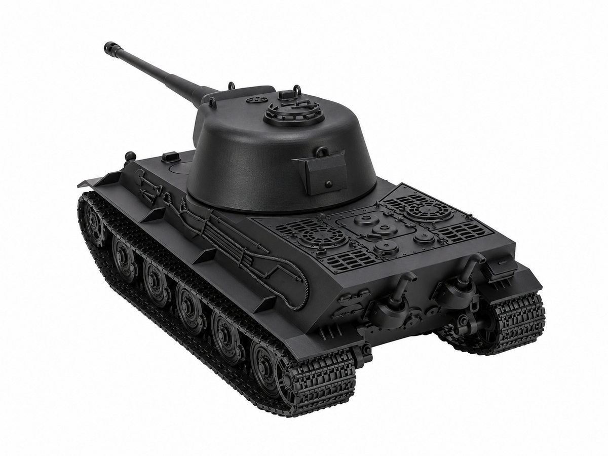 SSMODEL 1/72 1/144  Multi Scale Panzer VII Lowe VK7201 Tank MODEL kit TSS1329 — detail view 10