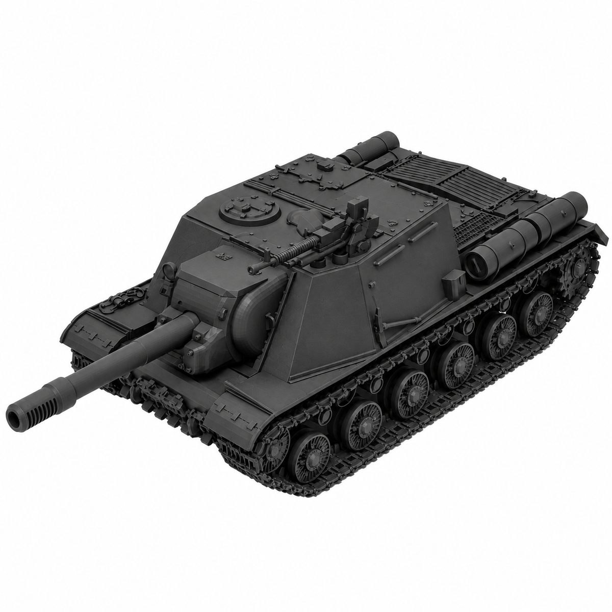 SSMODEL 1/72 1/144 Multi Scale ISU-152 Tank Resin MODEL kit TSS0034 — detail view 13