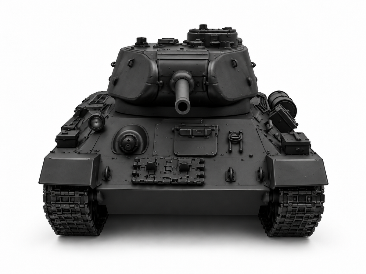 SSMODEL 1/72 1/144 Multi Scale T-34/85 Medium OT34/85 Flamethrower MODEL TSS1366 — detail view 5