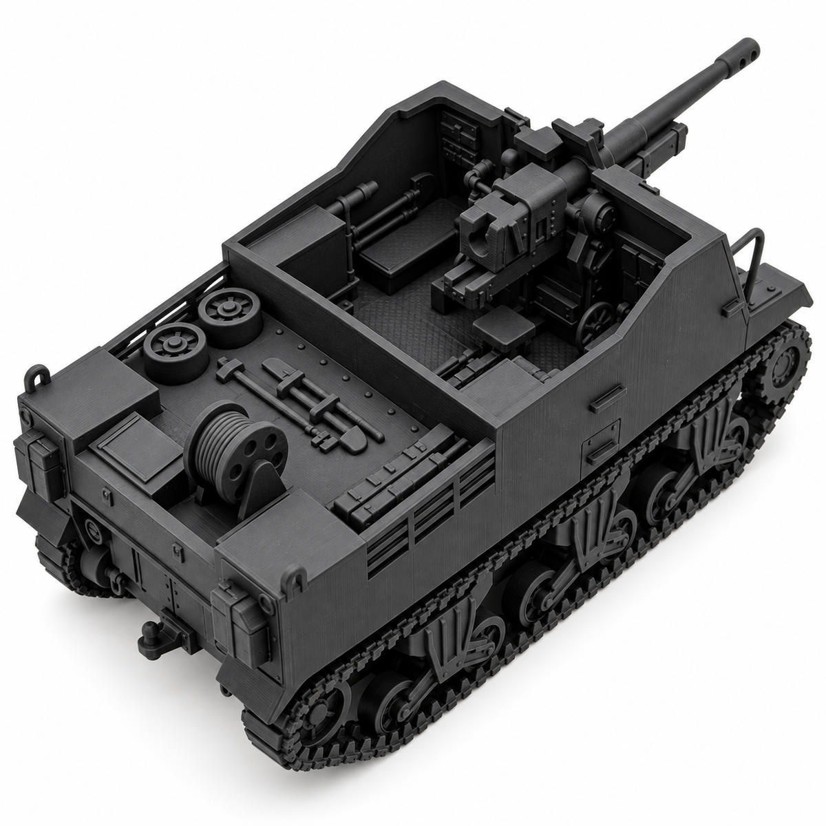 SSMODEL 1/72 1/144 WWII Canadian M7 Sexton II SPG D-Day Resin Model Kit TSS0887 — detail view 5