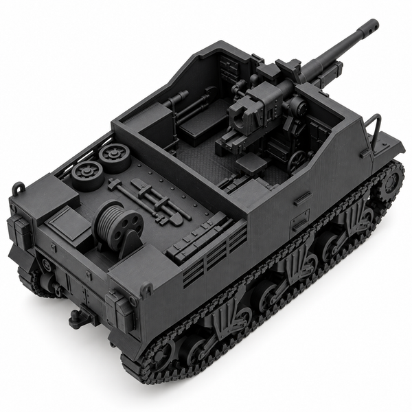 SSMODEL 1/72 1/144 WWII Canadian M7 Sexton II SPG D-Day Resin Model Kit TSS0887