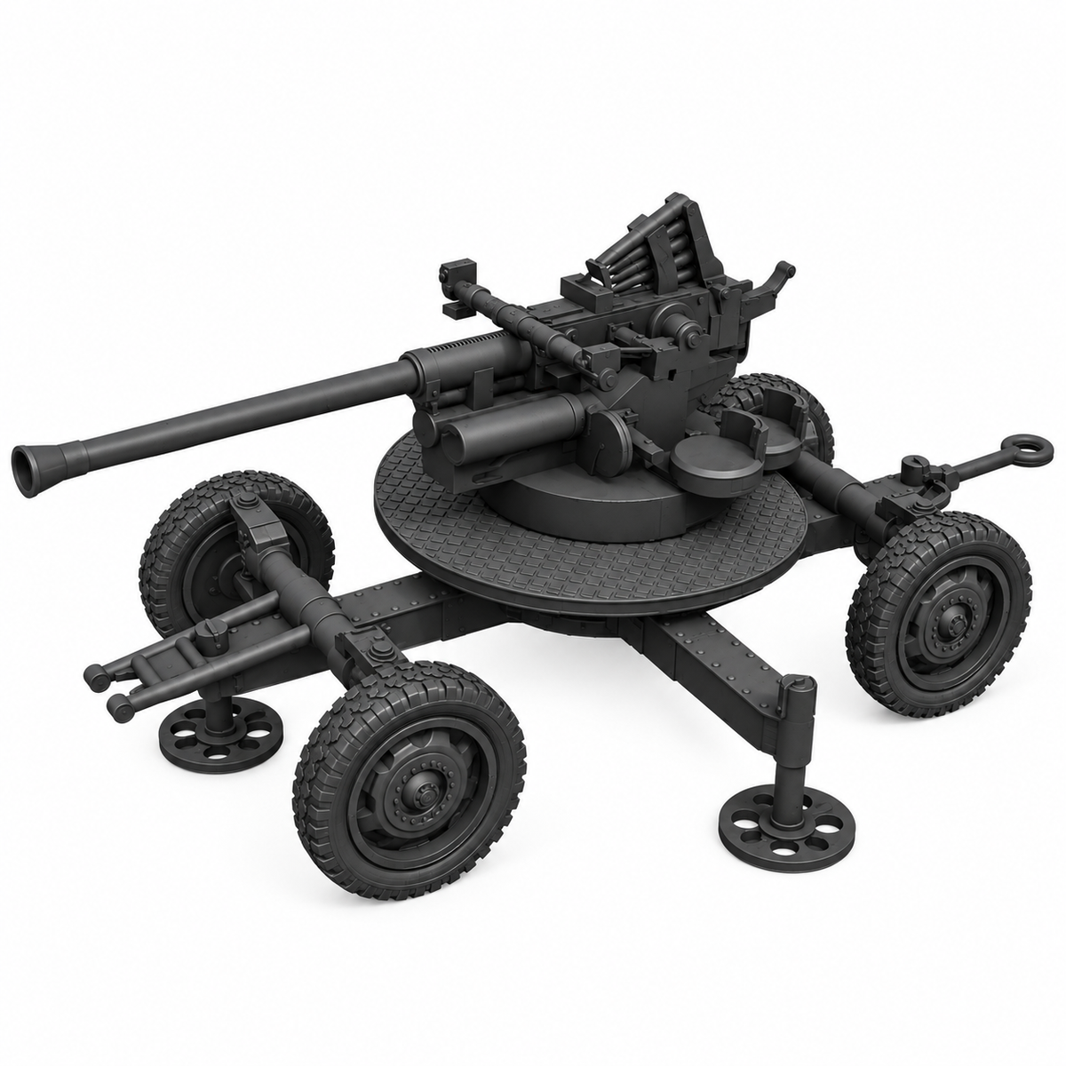 SSMODEL 1/72 1/144 Multi Scale Hungarian Bofors 40mm Resin MODEL KIT TSS0445 — detail view 8