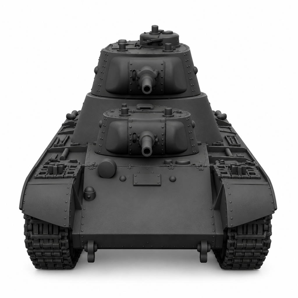 SSMODEL 1/72 1/144 Multi Scale T-100 Tank Resin MODEL kit TSS0039