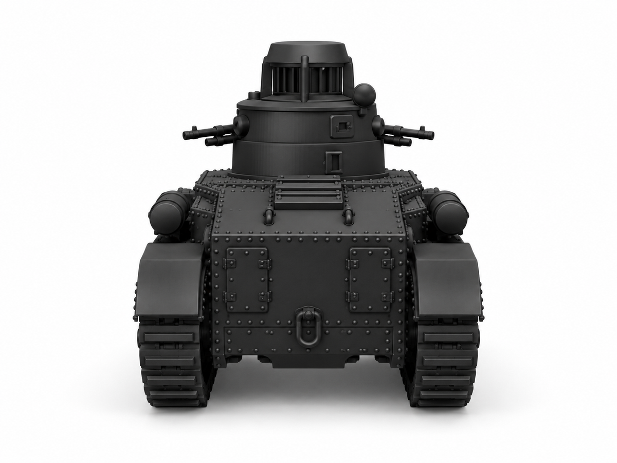 SSMODEL 1/72 1/144 Multi Scale Modelo Trubia Serie A Tank MODEL kit TSS0623 — detail view 5
