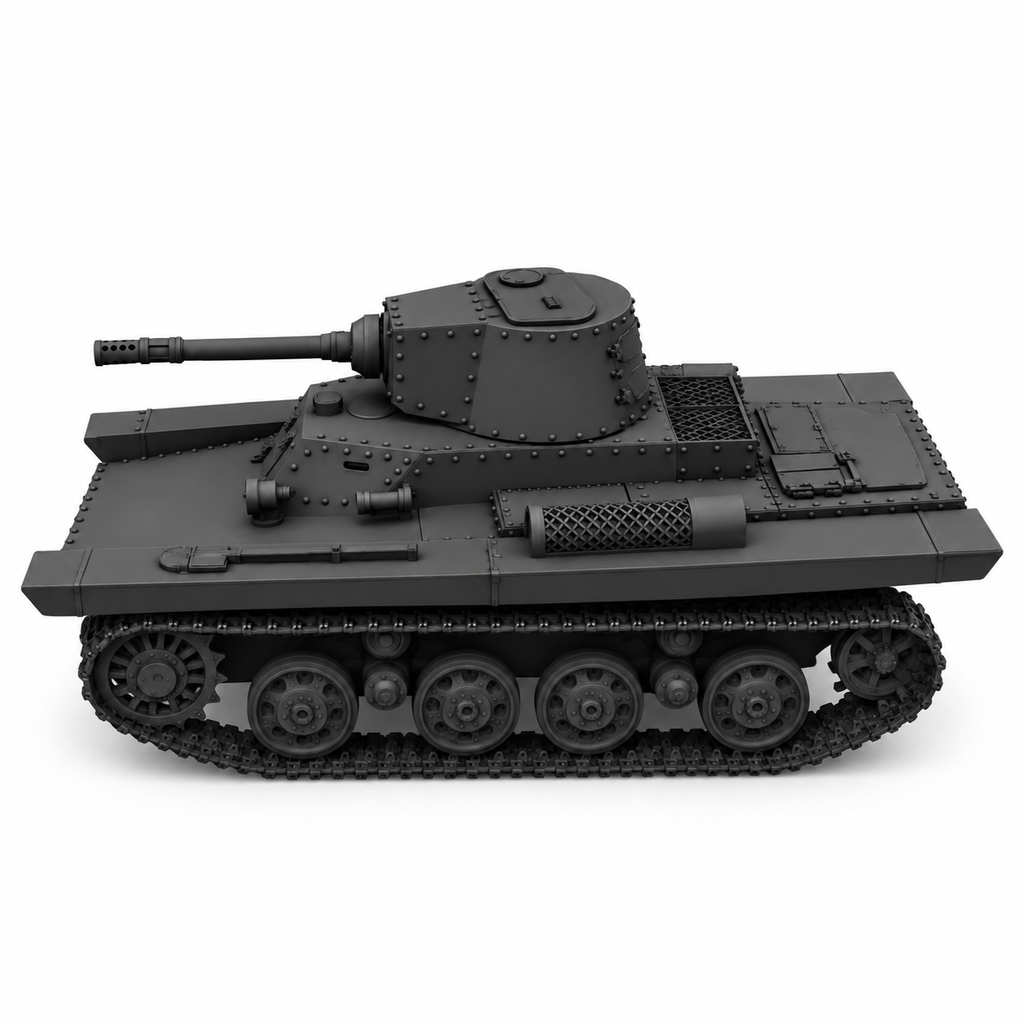 SSMODEL1/72 1/144 Multi Scale PZInż 130 Tank Resin Model Kit TSS0551