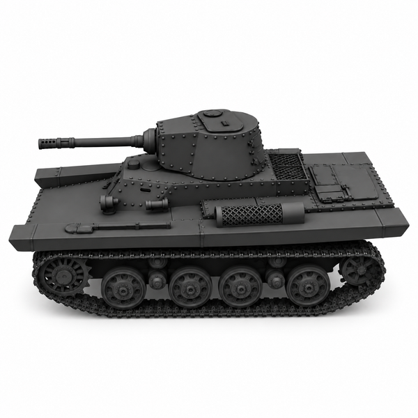 SSMODEL1/72 1/144 Multi Scale PZInż 130 Tank Resin Model Kit TSS0551