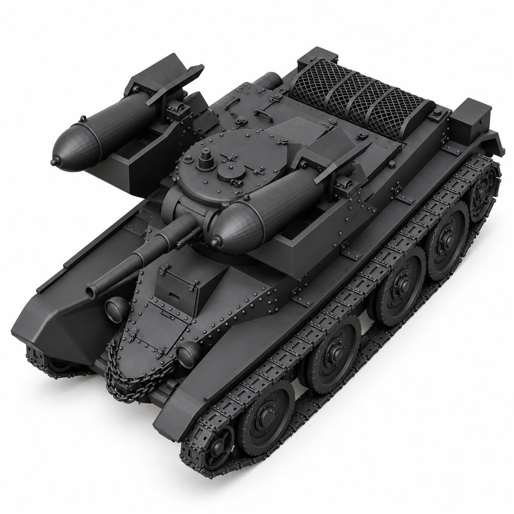 SSMODEL1/72 1/144 Multi Scale RBT-5 Tank Resin Model Kit TSS0573