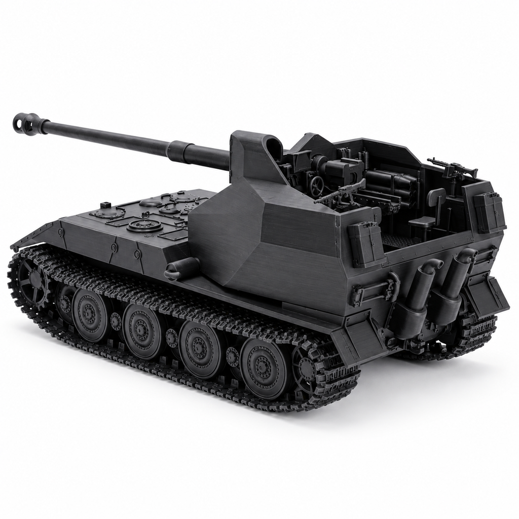 SSMODEL 1/72 1/144 WW2 German Waffentrager auf E100 Tank Resin Model Kit TSS1008