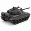 SSMODEL 1/72 1/144 T-55-100 fictional Cuban Coldwar tank MODEL kit TSS0481