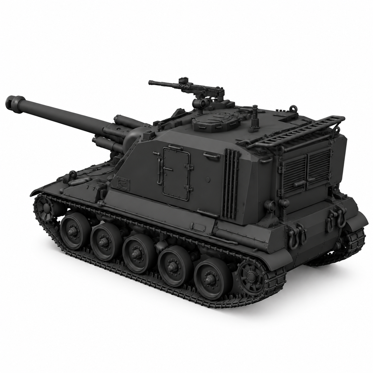 SSMODEL 1/72 1/144  AuF1 Frech selfpropelled artillery tank MODEL kit TSS0369 — detail view 3