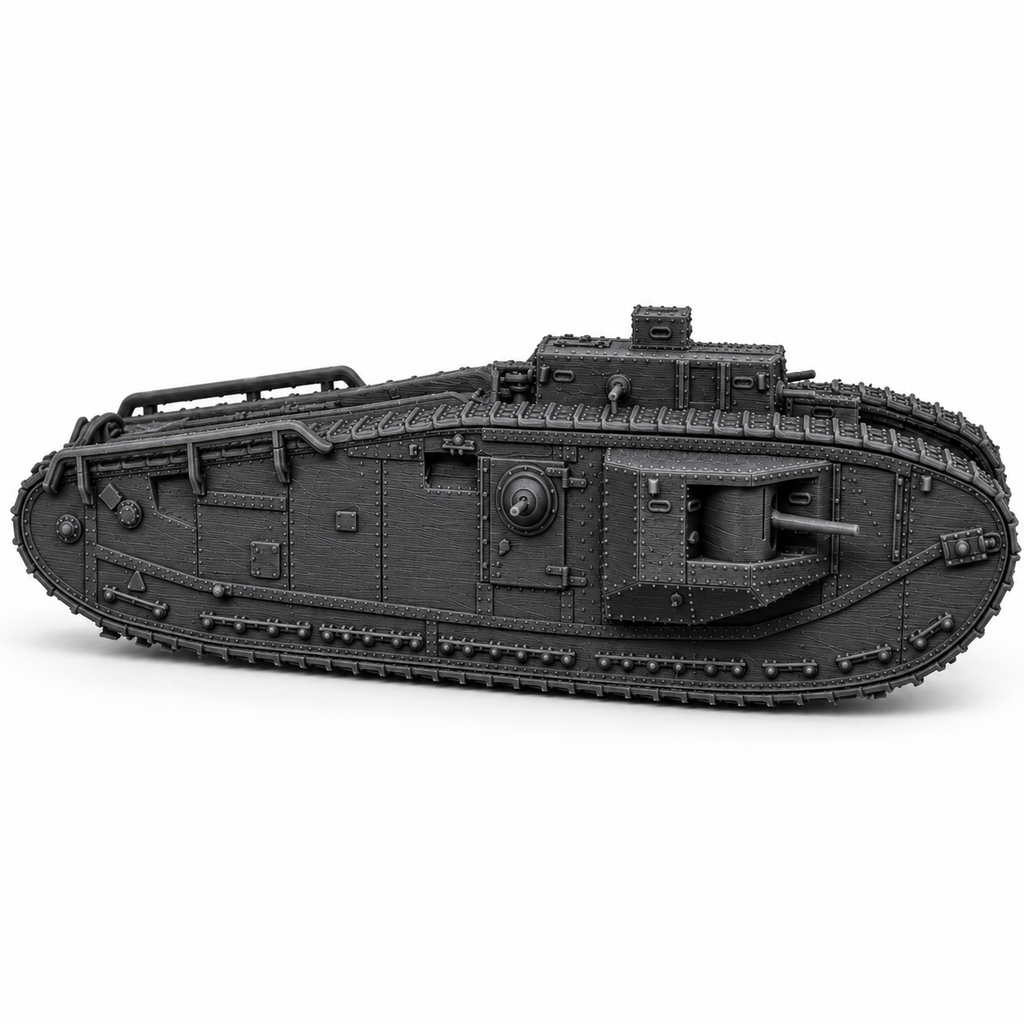 SSMODEL 1/72 1/144Multi Scale Mark VIII Liberty WW1 Tank Resin Model Kit TSS0732
