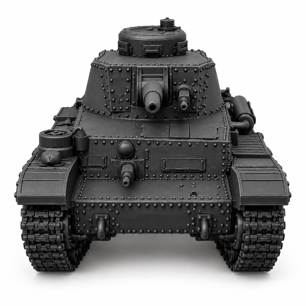 SSMODEL 1/72 1/144 Multi Scale Panzerkampfwagen 35t tank Model Kit TSS0272