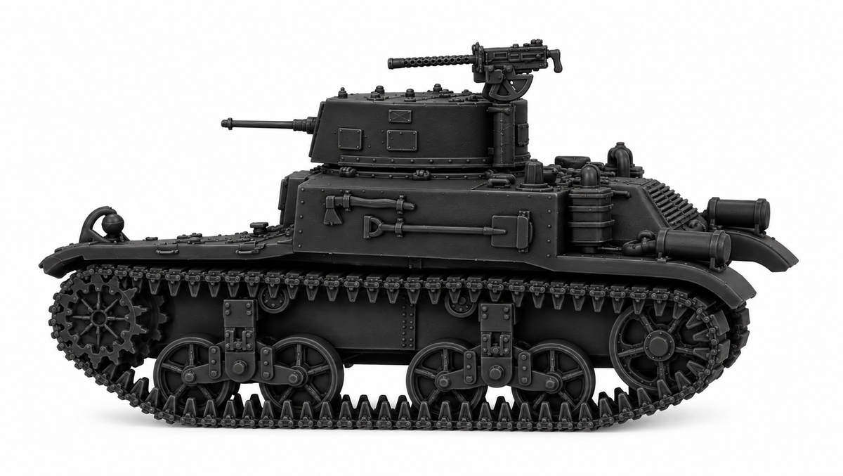 SSMODEL 1/72 1/144 Multi Scale M1 combat car Light M1 US Tank MODEL kit TSS1156 — detail view 5