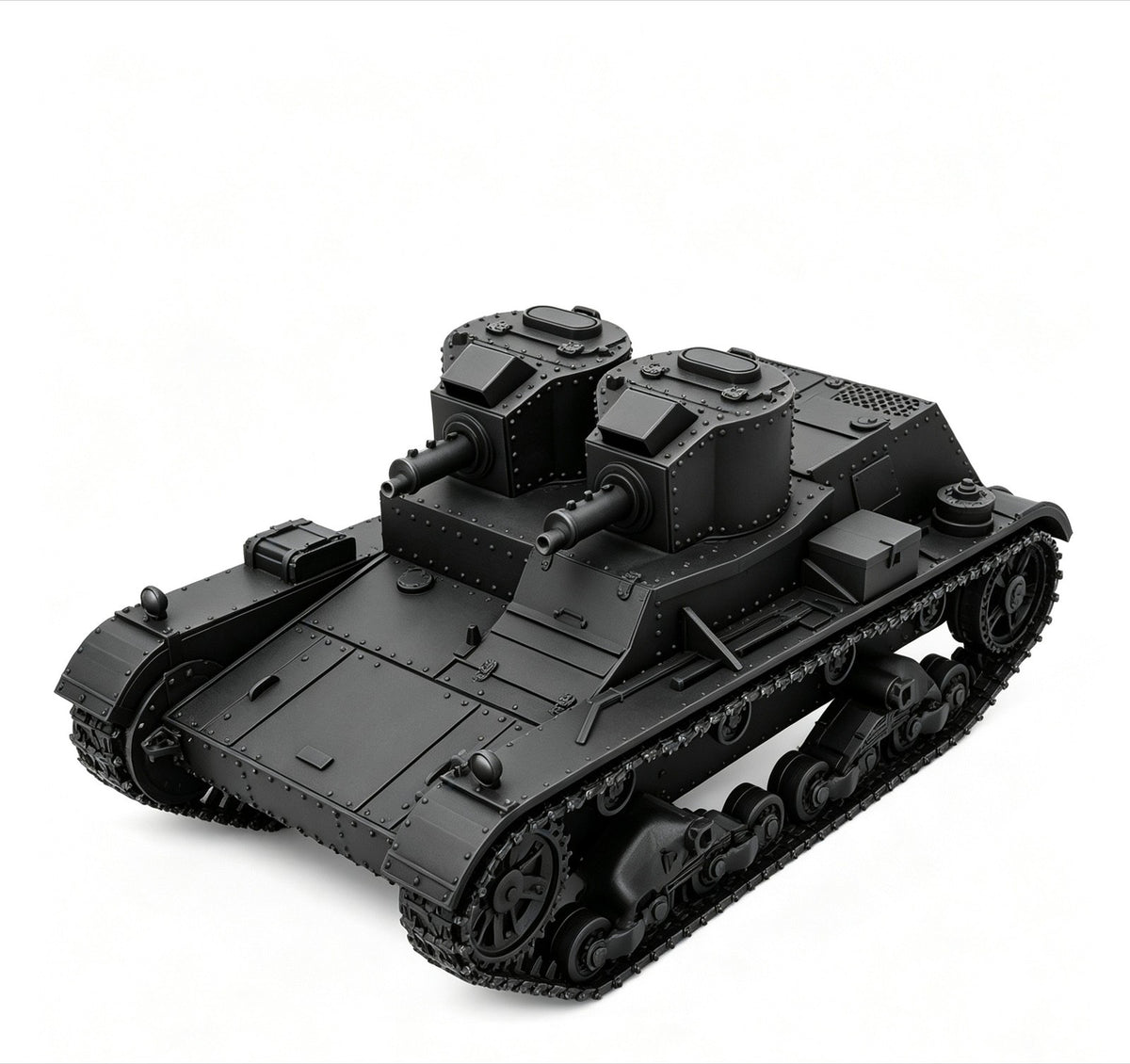 SSMODEL 1/72 1/144 Multi Scale 7TP DW tank Resin MODEL kit TSS0316 — detail view 4