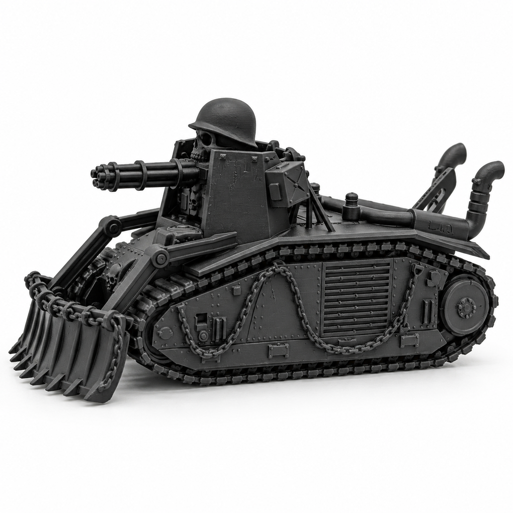 SSMODEL 1/72 1/144 WWII France Char B1 Cyberpunk Heavy Tank Resin Model TSS1206