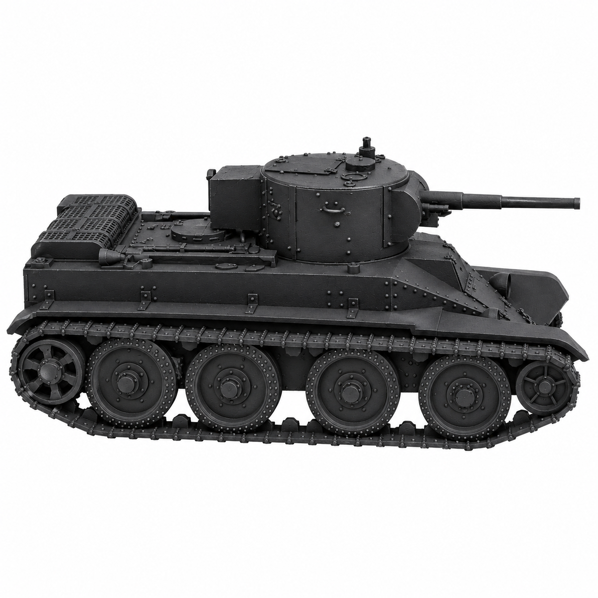 SSMODEL 1/72 1/144 Multi Scale BT-5 early Soviet light tank Resin Model TSS0152 — detail view 3