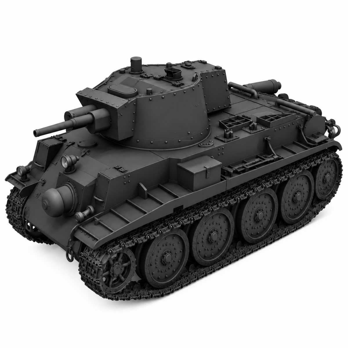 SSMODEL 1/72 1/144 Multi Scale 10TP Tank Resin Model Kit TSS0548 — detail view 15