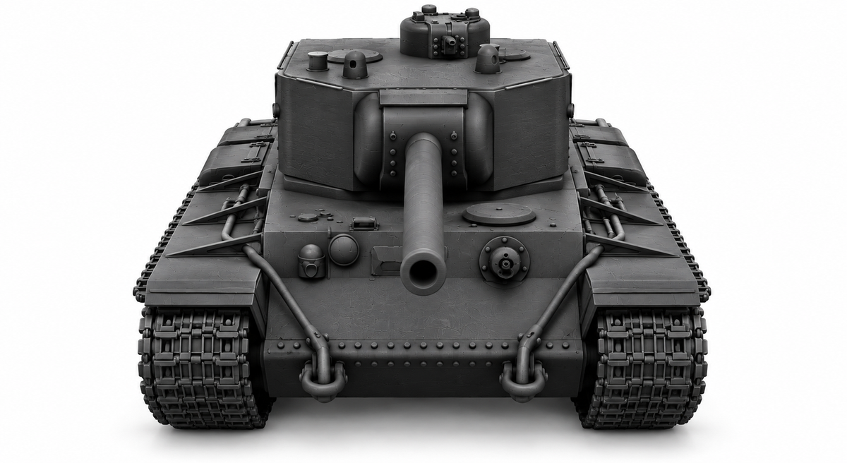 SSMODEL 1/72 1/144 Multi Scale KV-1 KV220 Soviet experimental tank MODEL TSS0142 — detail view 3