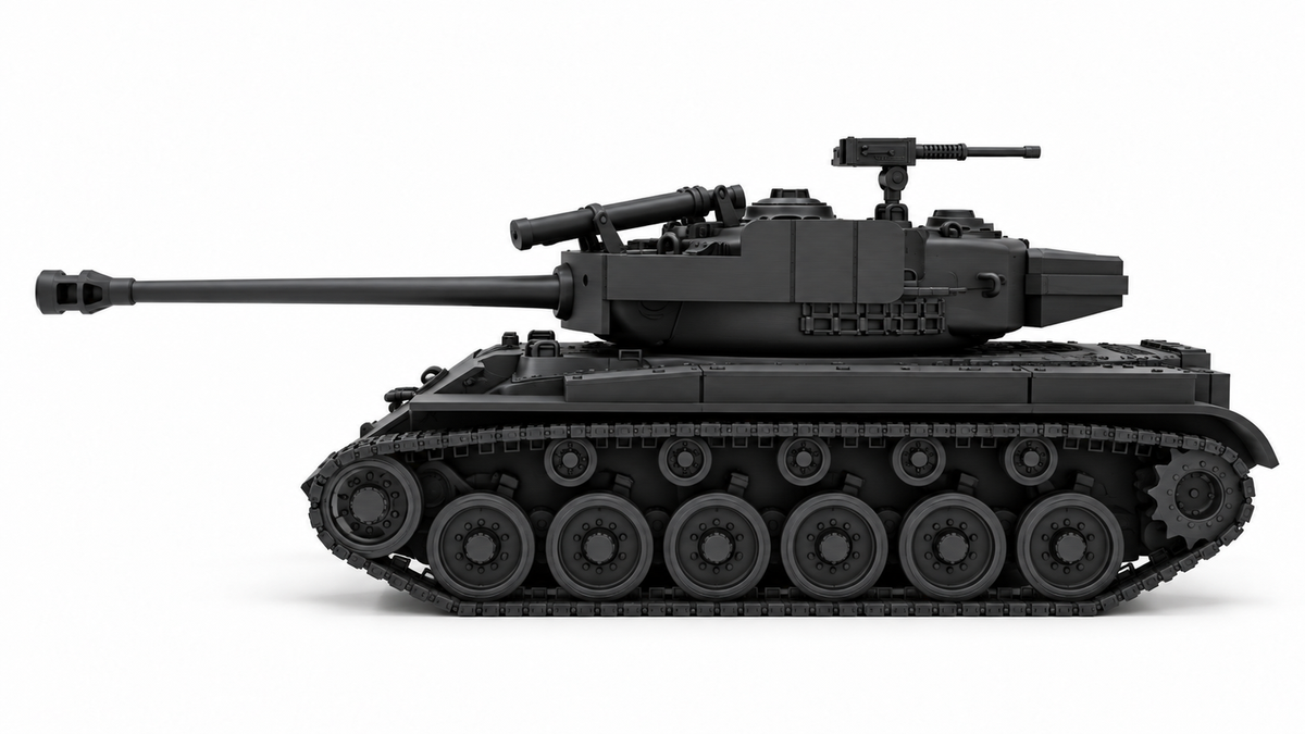 SSMODEL 1/72 1/144 Multi Scale Super Pershing T26E4 US Tank MODEL kit TSS1372 — detail view 4