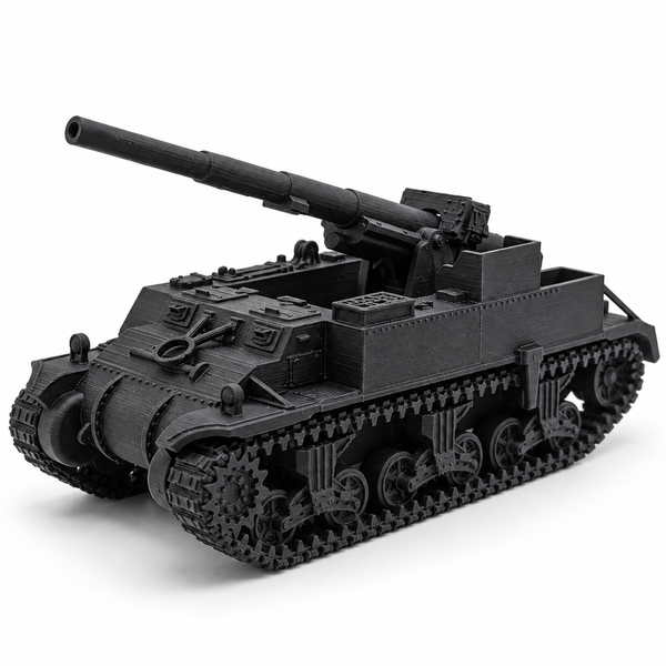 SSMODEL 1/72 1/144 WWII US M12 Gun Motor Carriage D-Day Resin Model Kit TSS0872