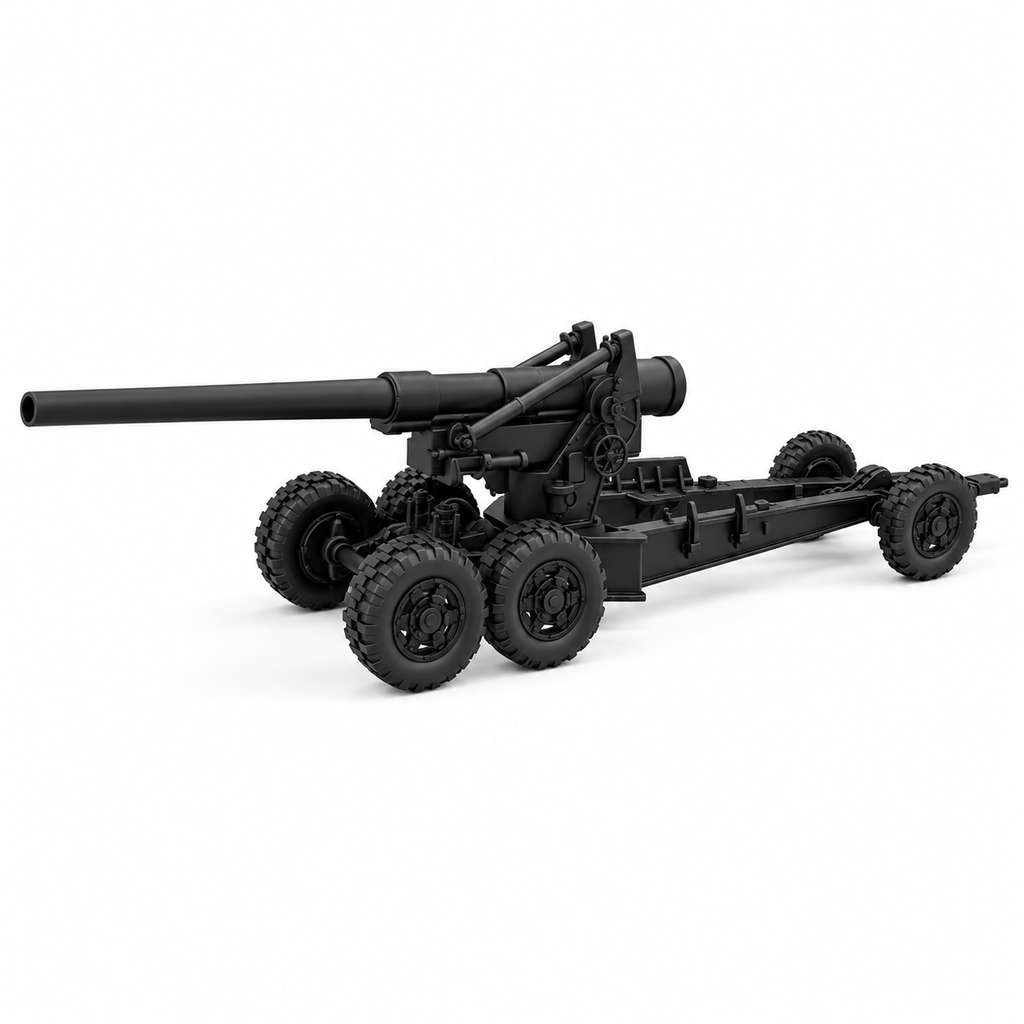 SSMODEL 1/72 1/144 Multi Scale 155mm M1 Long Tom USA Resin MODEL KIT TSS1433