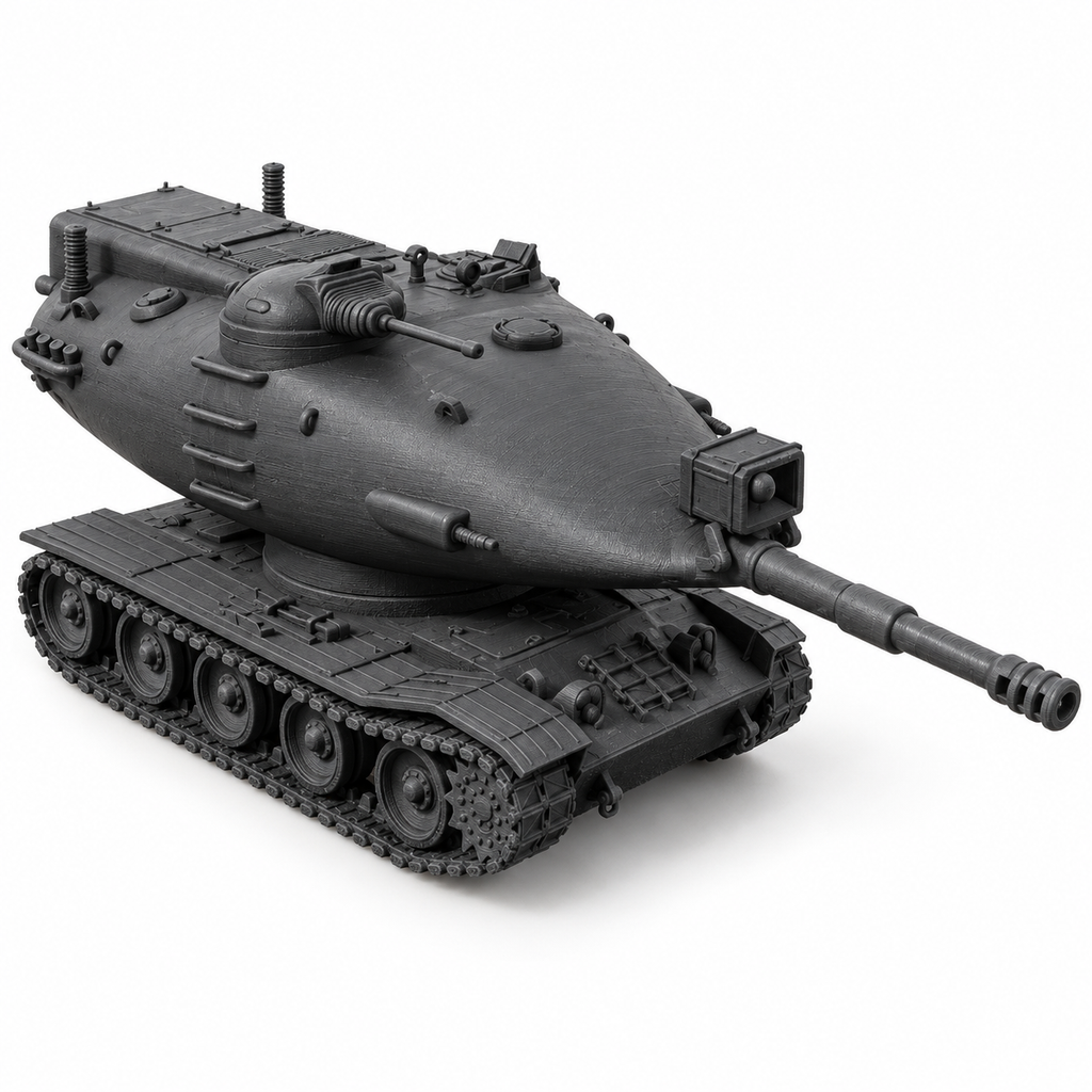 SSMODEL 1/72 1/144 TV-8 Second Stage US Nuclear War Tank MODEL kit TSS0478