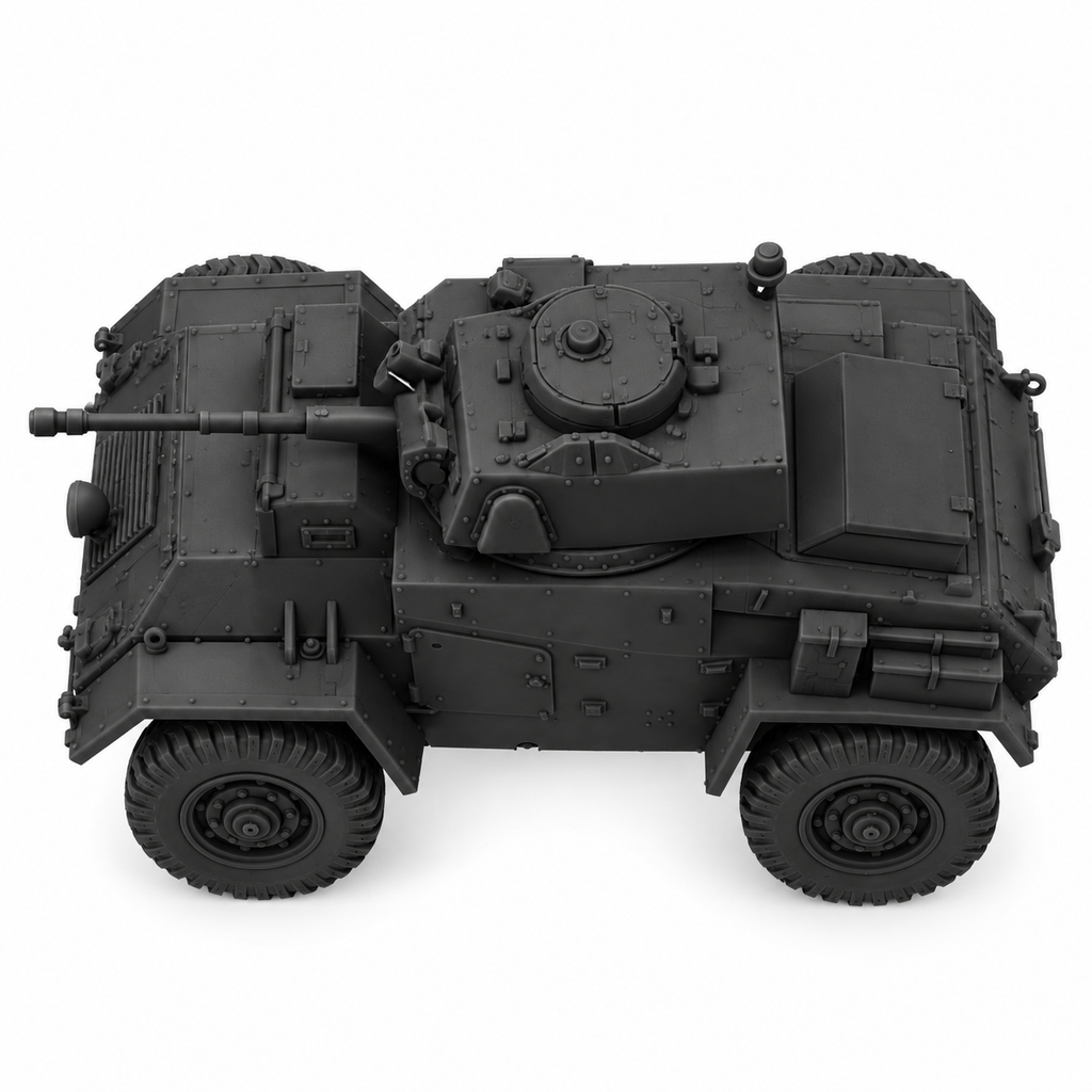 SSMODEL 1/72 1/144 Multi Scale Armoured Car Guy Mk.1 Mk.1A WW2 Model Kit TSS0766
