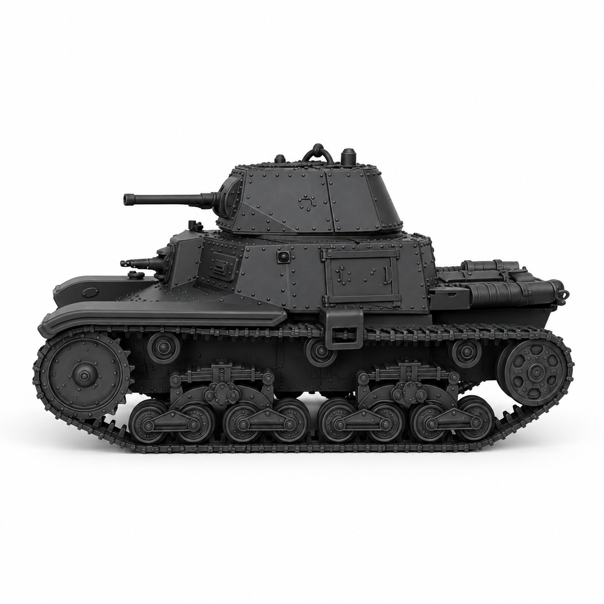 SSMODEL 1/72 1/144 Multi Scale Carro Armato M13/40 Italy Resin MODEL KIT TSS0783 — detail view 4