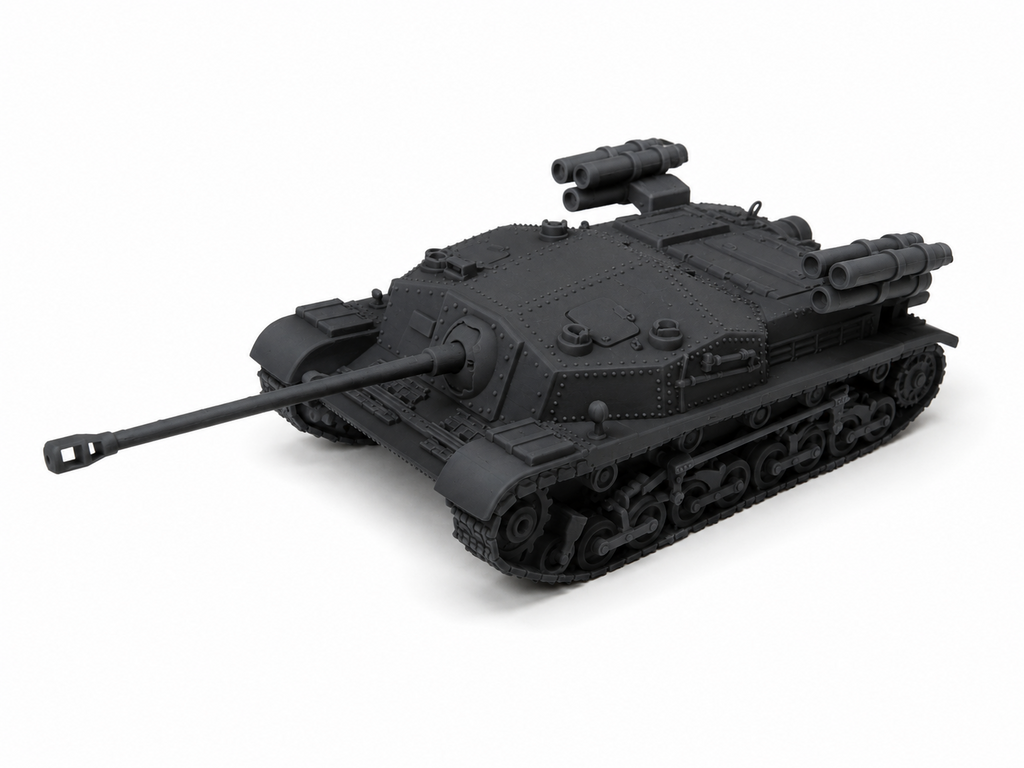 SSMODEL 1/72 1/144 Multi Scale 43M Zrinyi Sorozatveto Tank MODEL kit TSS1169