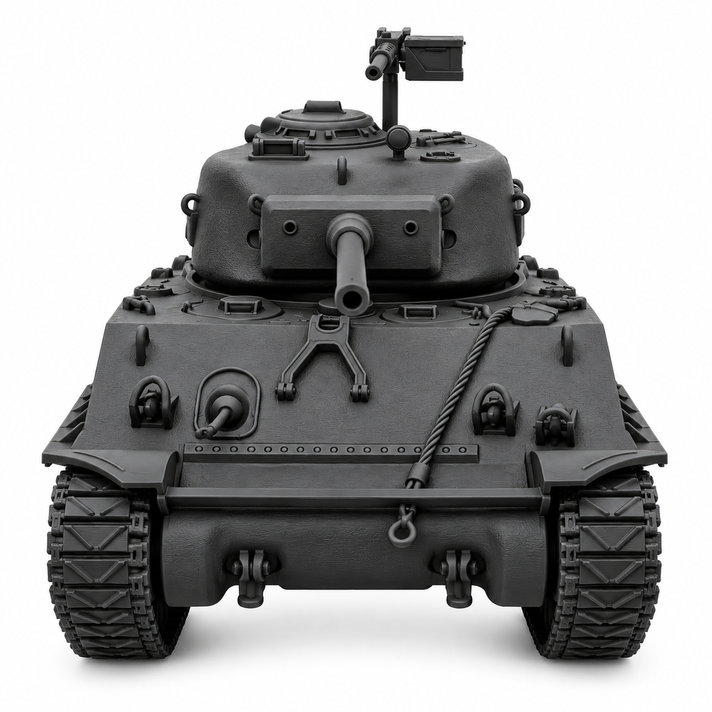 SSMODEL 1/72 1/144 WWII US Sherman M4A3E8 Easy Eight Resin Model Kit TSS0885