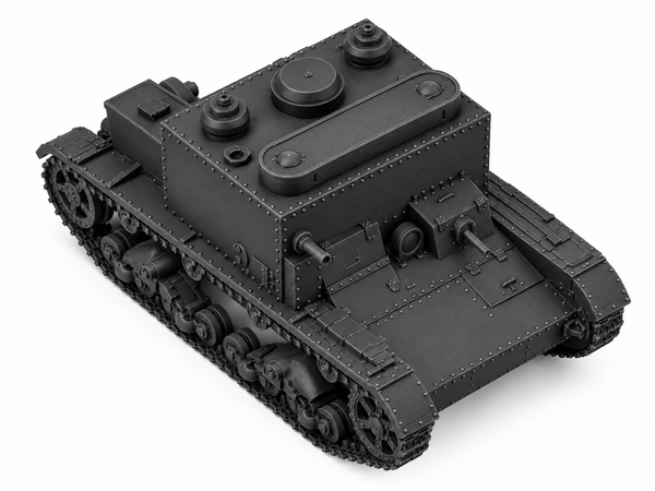 SSMODEL 1/72 1/144 Multi Scale TTs-26 T-26 Fuel tank Resin Model Kit TSS0076
