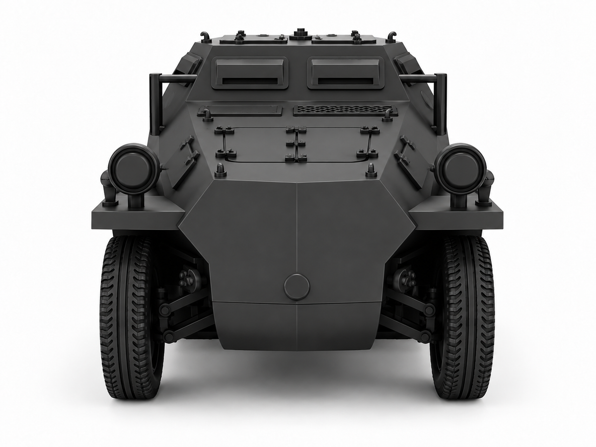 SSMODEL 1/72 1/144 Sd.Kfz.252 Leichte Gepanzerte Trailer Resin MODEL kit TSS1102 — detail view 3