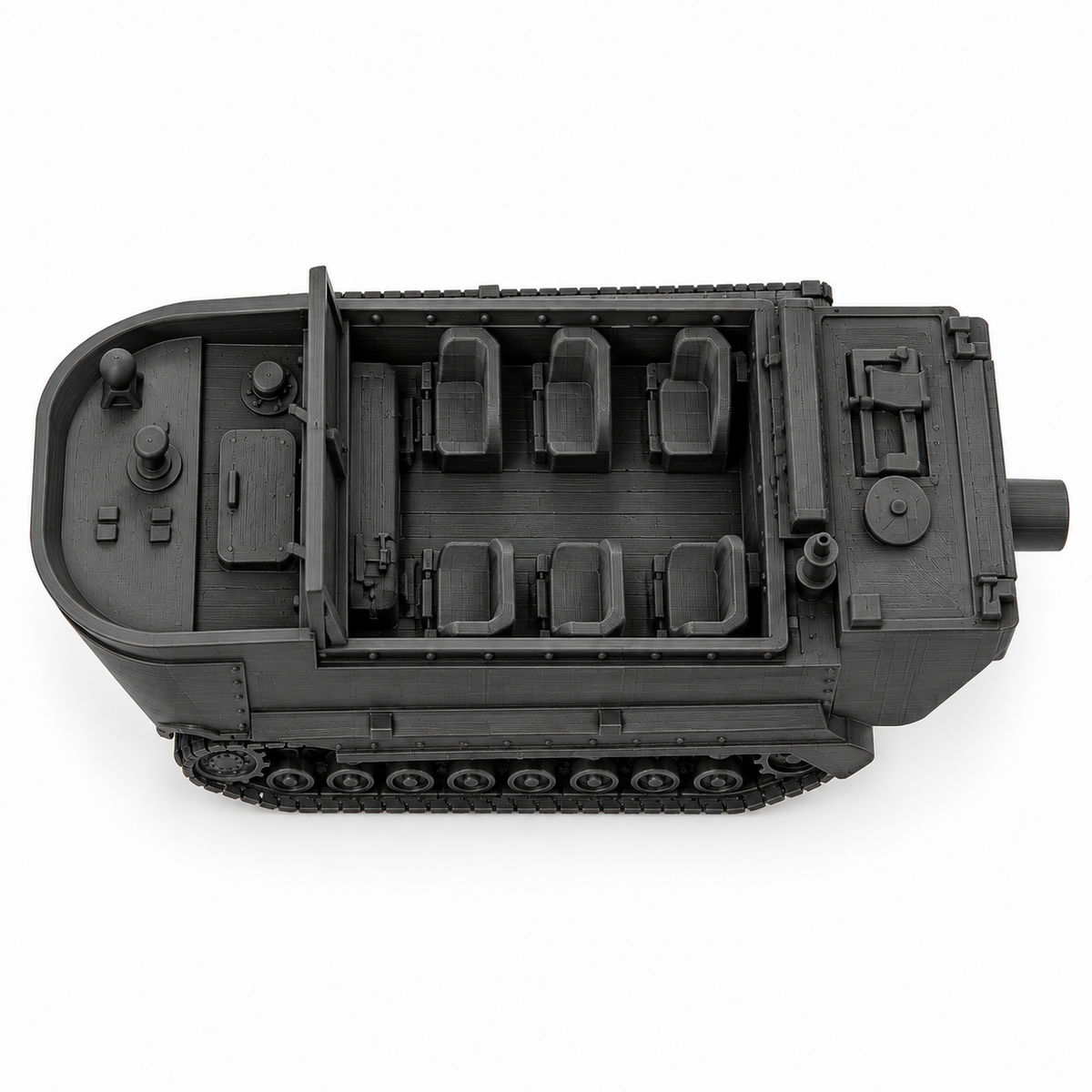 SSMODEL 1/72 1/144 WWII US M29 Weasel Amphibious Vehicle Resin Model Kit TSS0878 — detail view 5