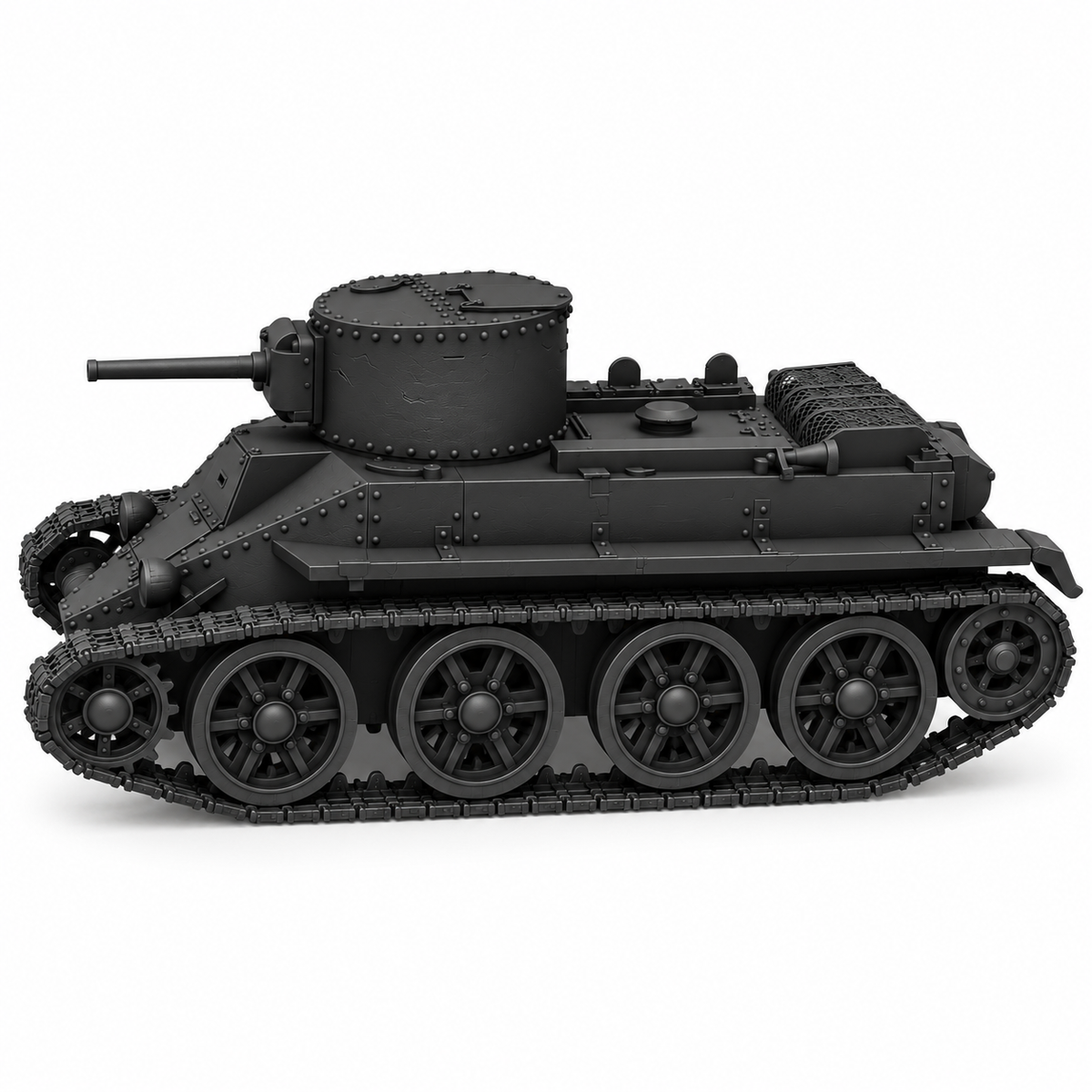SSMODEL 1/72 1/144 Multi Scale BT-2 Tank Resin MODEL TSS0578 — detail view 3
