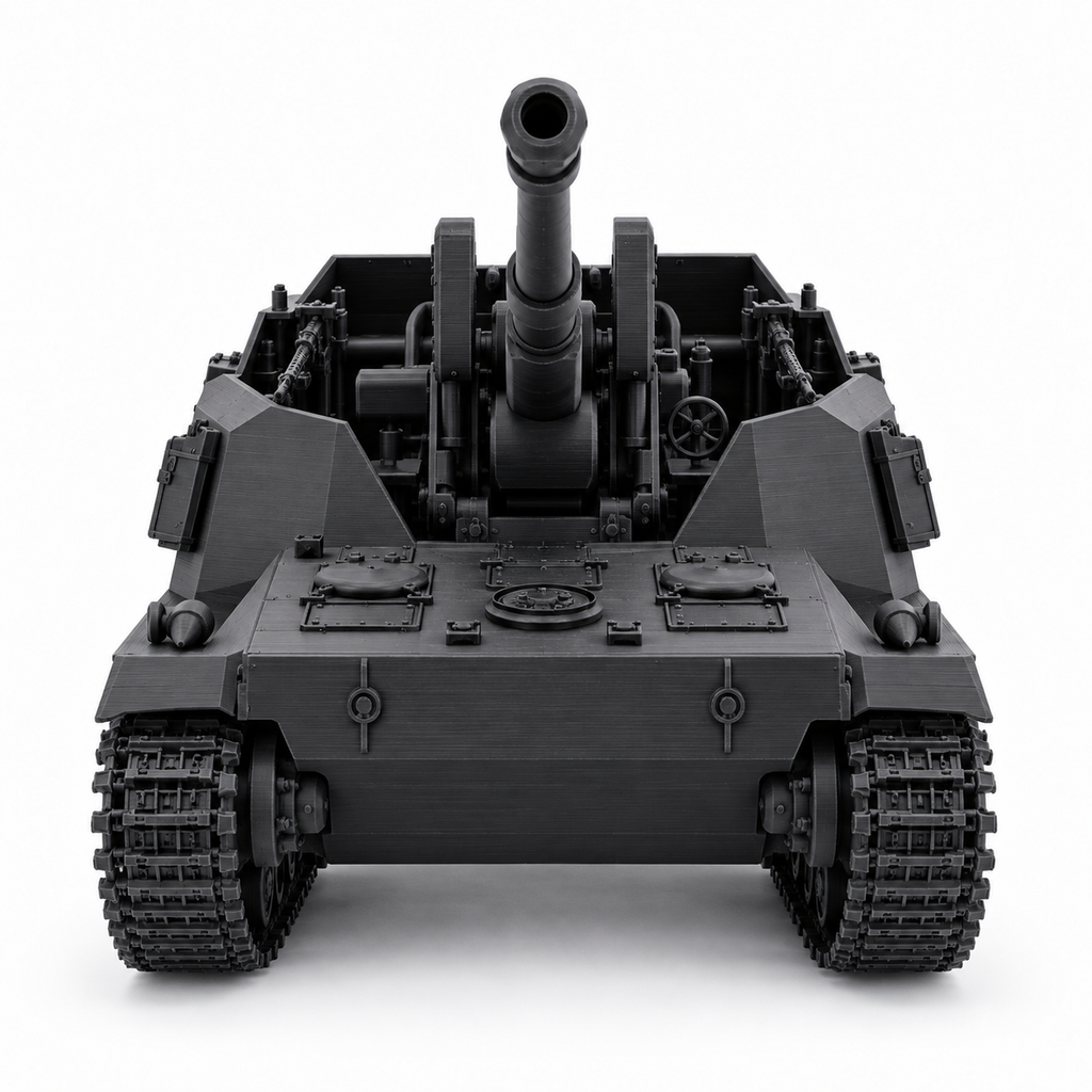SSMODEL 1/72 1/144 WW2 German Waffentrager auf E100 Tank Resin Model Kit TSS1008