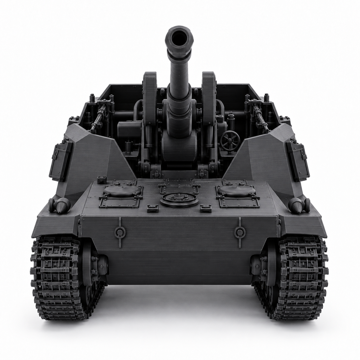 SSMODEL 1/72 1/144 WW2 German Waffentrager auf E100 Tank Resin Model Kit TSS1008 — detail view 2