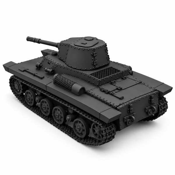 SSMODEL1/72 1/144 Multi Scale PZInż 130 Tank Resin Model Kit TSS0551