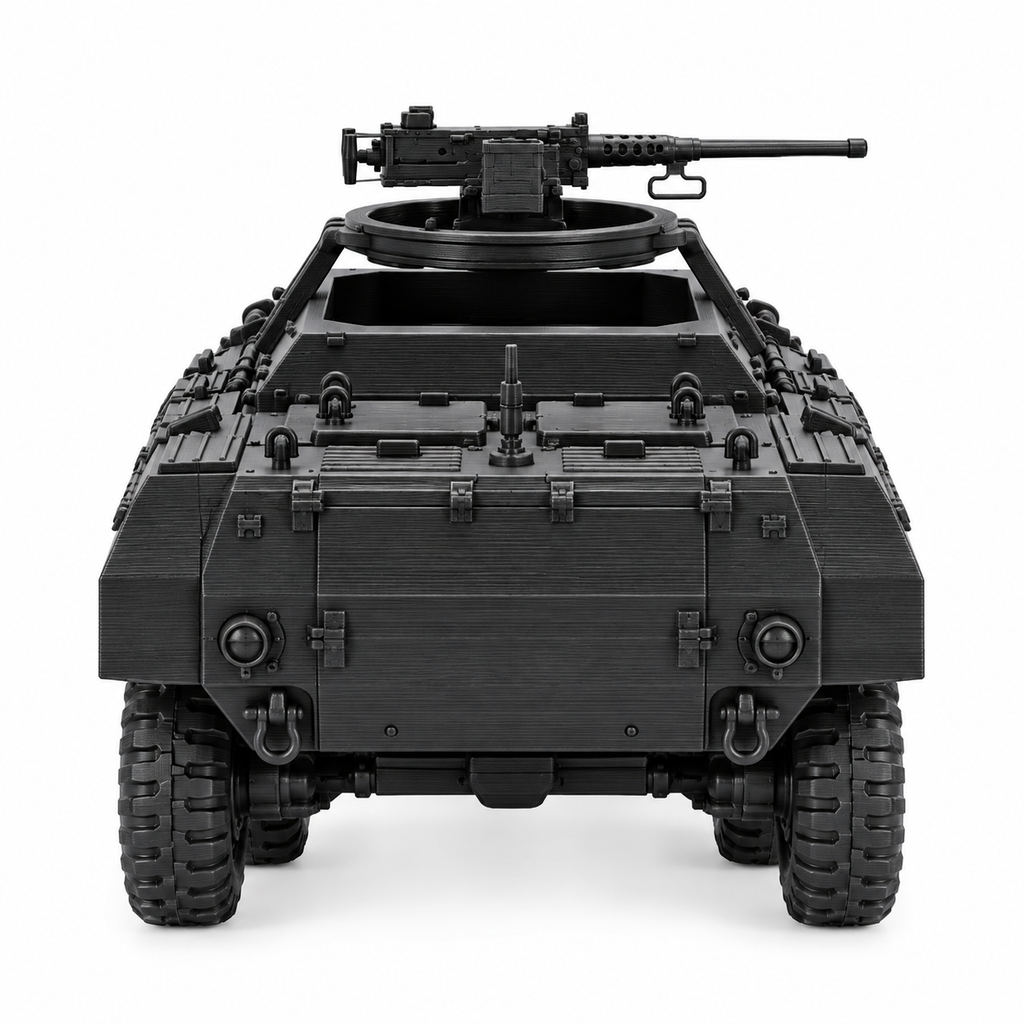SSMODEL 1/72 1/144 Multi-Scale WWII US M20 Armored Utility Car Model Kit TSS1077