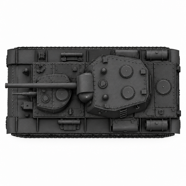 SSMODEL 1/72 1/144 Multi Scale KV-4 v1 tank Resin Model Kit TSS0090