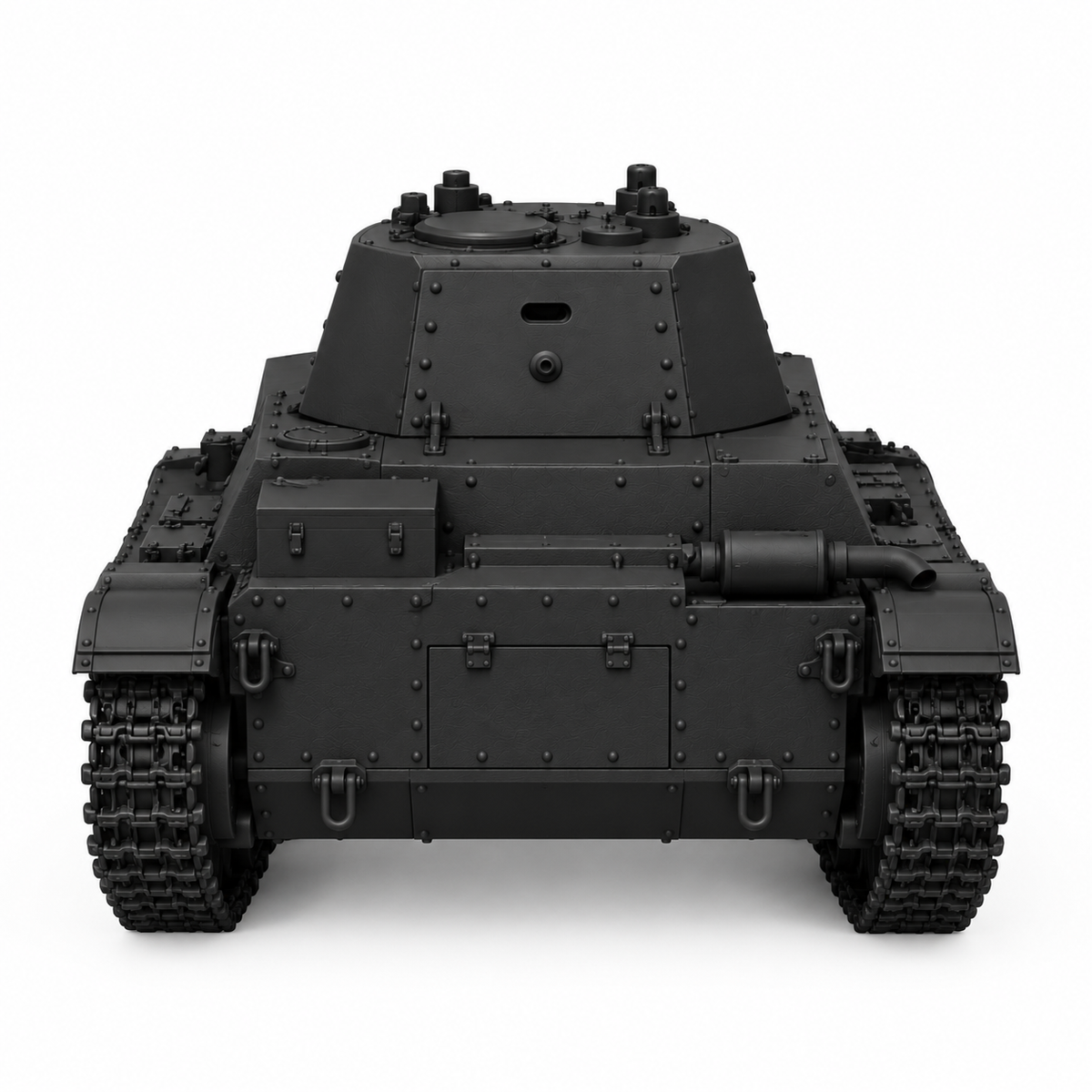 SSMODEL 1/72 1/144 Multi Scale T-26E Soviet light tank Resin Model Kit TSS0066 — detail view 4