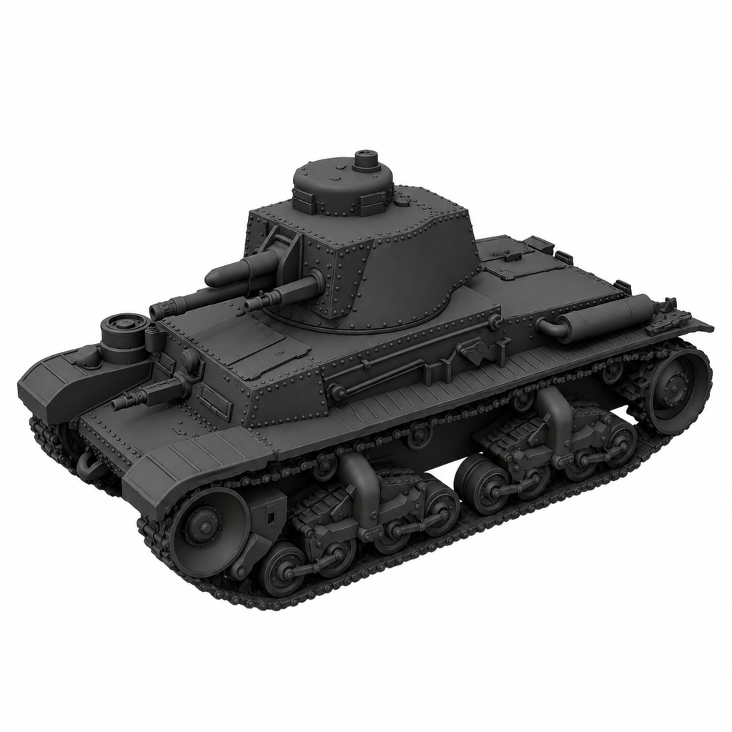 SSMODEL 1/72 1/144 Multi Scale Panzerkampfwagen 35t Resin Model Kit TSS0175