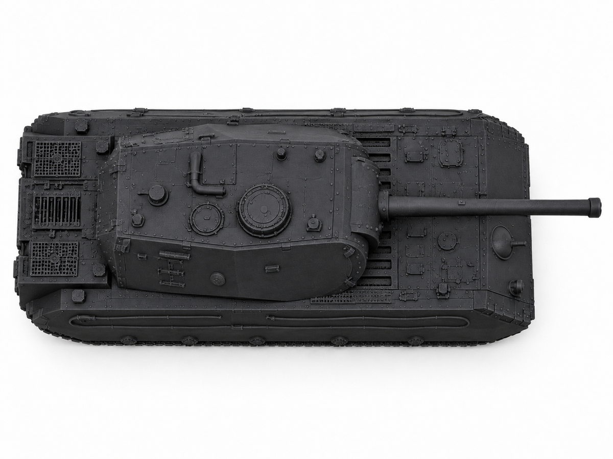 SSMODEL 1/72 1/144 K3385 Mauschen German superheavy tank Resin Model Kit TSS0169 — detail view 3