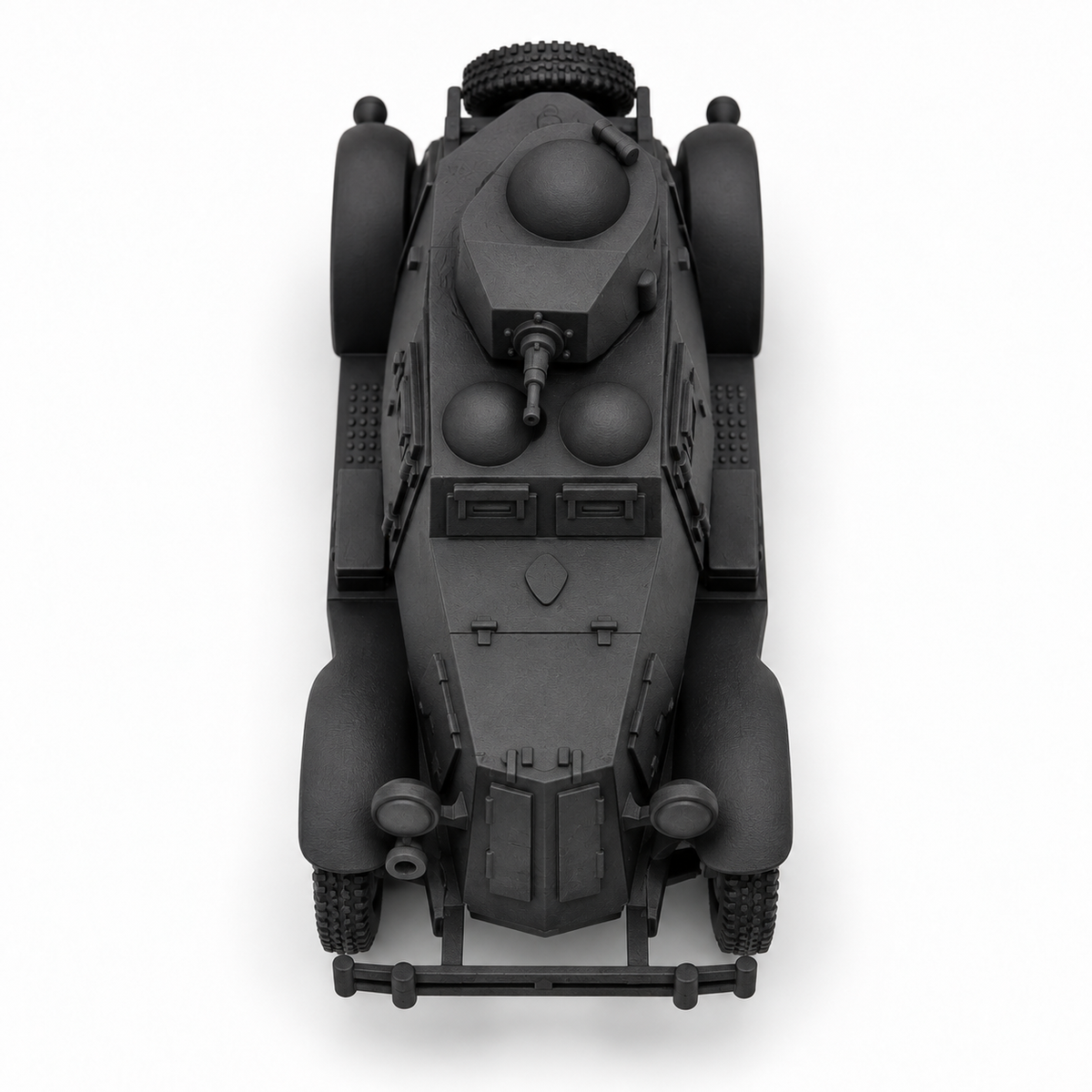 SSMODEL 1/72 1/144 Multi-Scale WWII Soviet FAI Armored Car Resin Model TSS1237 — detail view 4