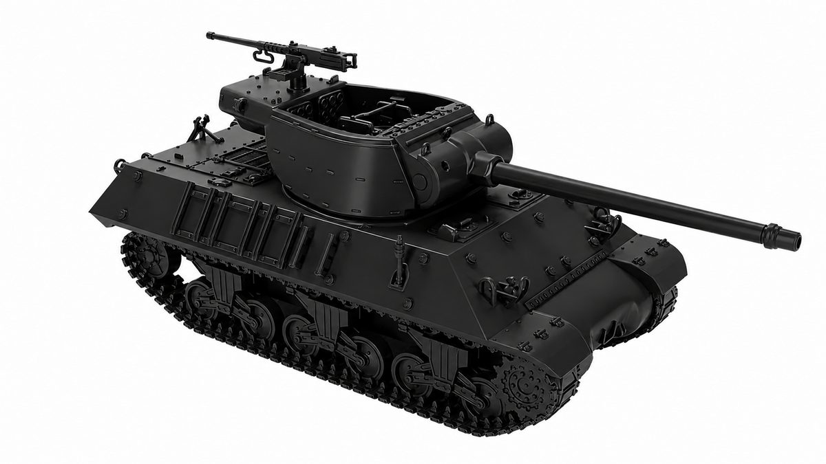 SSMODEL 1/72 1/144 Multi Scale M36 Gun Motor Carriage  US WW2 Tank MODEL TSS1130 — detail view 8