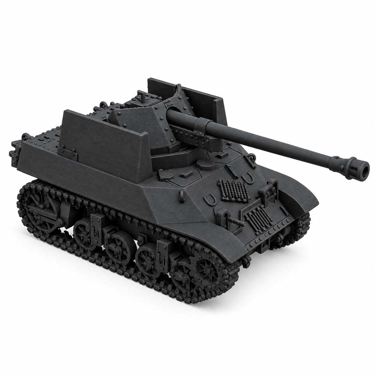 SSMODEL 1/72 1/144 M3A3 with Pak 40 Yugoslav light tank Resin Model Kit TSS0269 — detail view 4