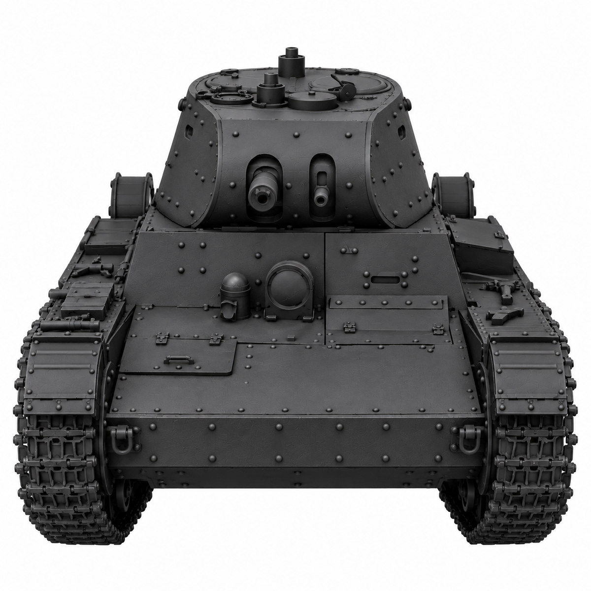 SSMODEL 1/72 1/144 Multi Scale KhT133E Soviet light tank Resin Model Kit TSS0064 — detail view 2